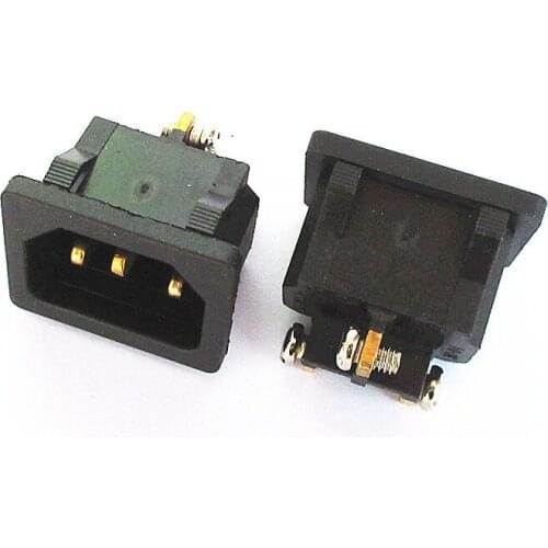 HOT NEW Embedded socket 3 head power socket universal screw pin AC-05E 3PIN