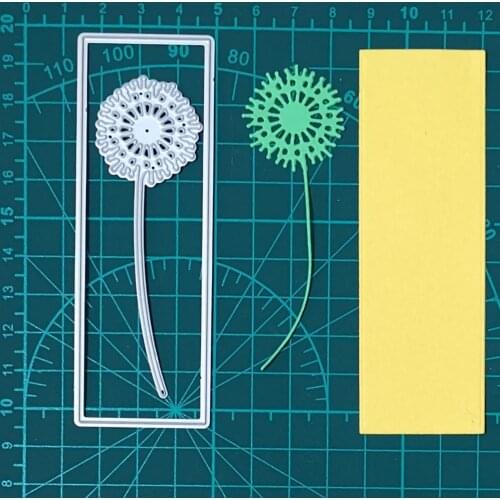 Dandelion/Etched 3D Flower Vignette Metal Cutting Dies For Stamps Scrapbooking Stencils DIY Paper Album Cards Decor Embossing