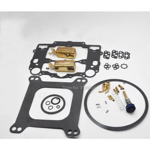 CARBURETOR REBUILD MASTER KIT fit for EDELBROCK .1477 1400 1404 1405 1406 1407 1411 1409 with brass floats