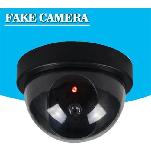 Indoor/ Outdoor Monitoring Wireless Fake Camera Matte Infrared Security Camera Fake Dome Dummy Camera Household