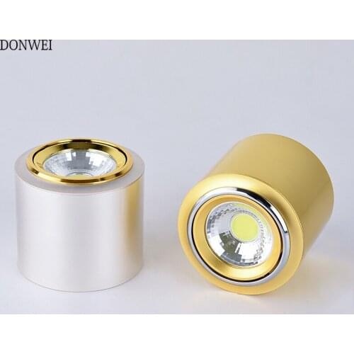 Surface Mounted LED Ceiling Light 3W 5W 7W 10W 12W Panel Lamp AC220V 60 Degree Rotate LED Spot Light for Bedroom Bathroom Home