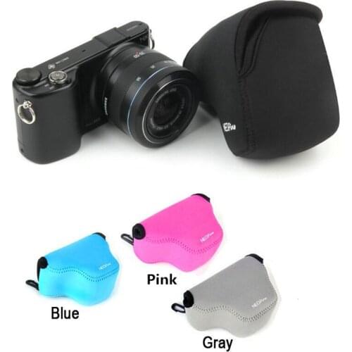 Portable Camera Bag for Samsung NX3000 NX2000 NX1000 with 20-50mm Lens Soft Neoprene Protective case Inner Pouch shockproof