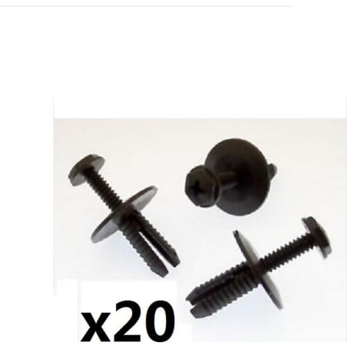 X20 For BMW Universel Porte Garniture Panneau Clip Attaches Auto Pare-chocs Rivet Retenue Push Capot Moteur Aile Fixation Clip