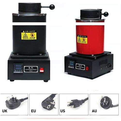 High Temperature Furnace 2KG Mini Melting Furnace For Gold Silver Copper Smelter