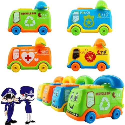 Funny Music Cartoon Bus Phone Educational Developmental Kids Baby Toy Gift