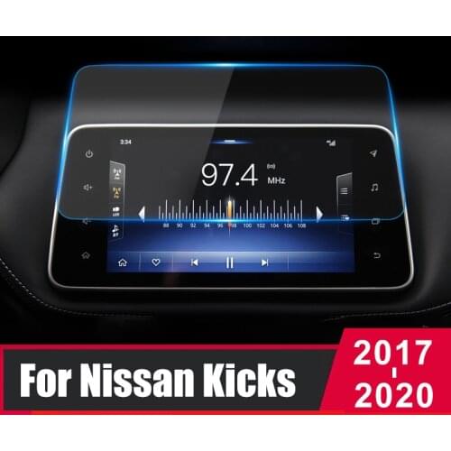For Nissan Kicks 2017 2018 2019 2020 Tempered Glass Car Navigation Screen Protector LCD Touch Display Screen film Anti Scratch