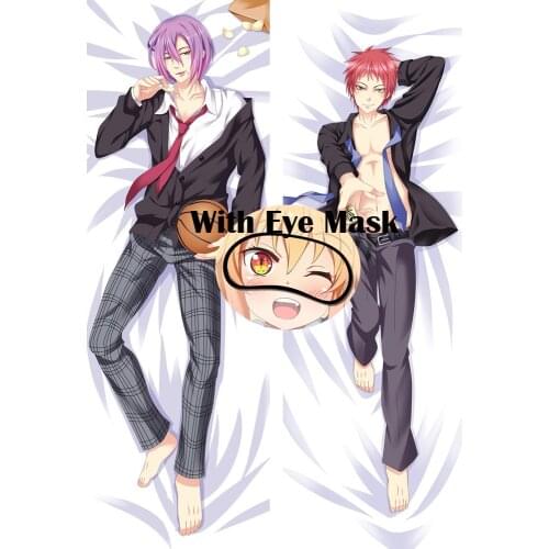 Kuroko Basketball Boyfriend Pillow Case Anime Dakimakura Waifu Body Double-side Home Decoration Pillow Cover Cushion with Mask