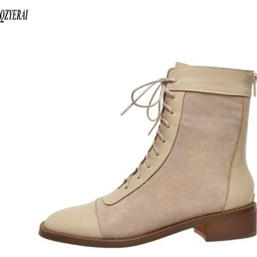 The Mediterranean Sea Genuine leather Womens boots Classic boots Department of womens boots Womens shoes