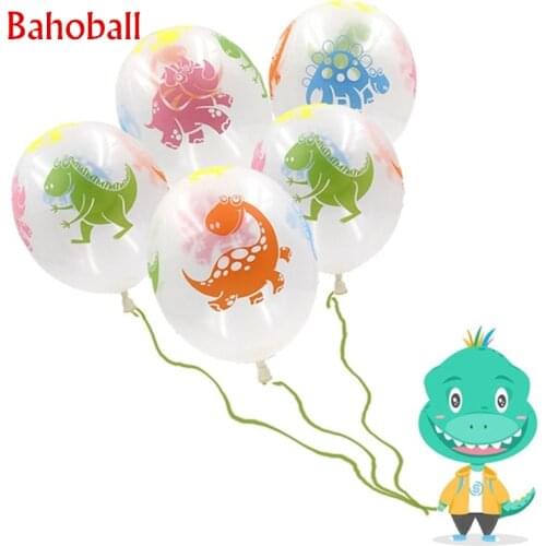 10PCS 12inch Cute Dinosaur Balloons Latex Balloons Party Favors Kid Toys Baby Shower Decorations Birthday Party Supplies Gifts