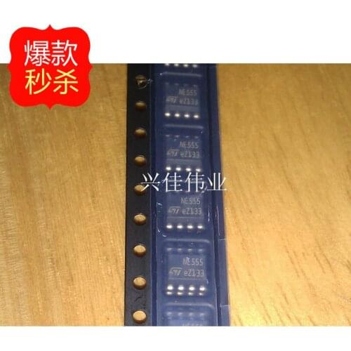 10PCS New original authentic NE555 NE555DT SOP-8 SMD Clock / Timing ST