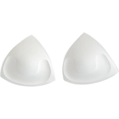 2 pairs/lot Sponge Chest Pad Insert Enhancers Thickened Underwear Chest Pad Inner Padding Bra Triangle Cup Female Accessories