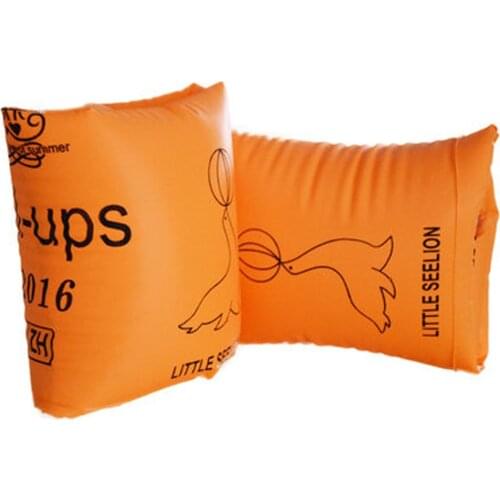 2pcs/lot Adult / Child Yellow Thicken PVC Swimming Arm Ring Floating Rings Kids Inflatable Swim Life Air Sleeves