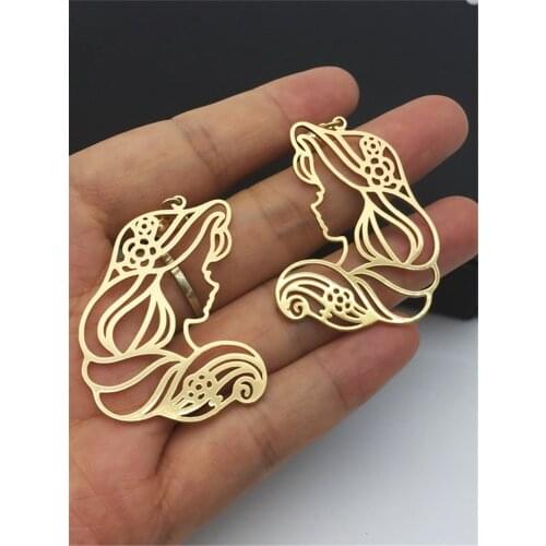 2019 ladies fashion statement earrings for wedding party Christmas gift pendant earrings for ms