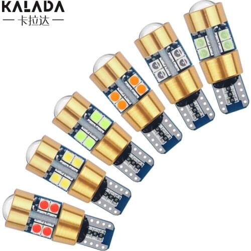2X Super Bright 360 degree Shine T10 Car Bulb W5W 194 LED Car Lights Clearance Diode Side Marker Lamp For 12V DC Red White Amber