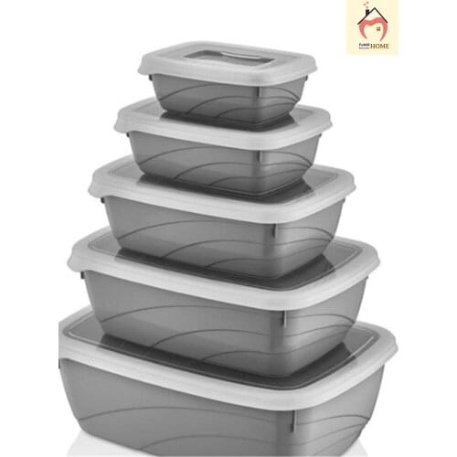 5 pcs storage box special home kitchen multi-function box with lid food storage box home organizer kitchen decor