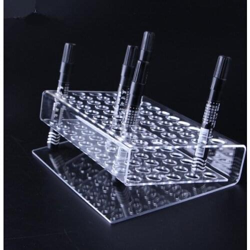 Acrylic Marker Pens display rack holder eyebrow Pencil Desk Organiser, 50 slot