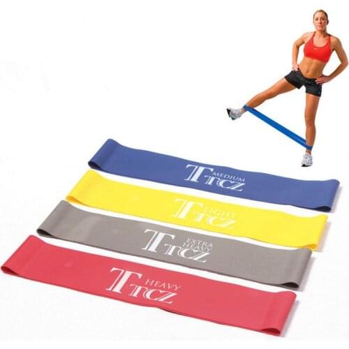 Colorful Yoga Resistance Bands Fitness Training Pull Rope Home Gym Fitness Equipment Pedal Exerciser Hip Leg Muscle Exercise