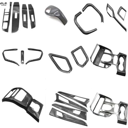 1lot ABS carbon fiber grain Interior decoration cover for 2019 2020 Great Wall haval F7/ F7X