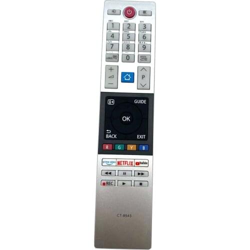 For Toshiba CT-8543 CT8543 Remote with Prime Video, NetFlix and Youtube Keys