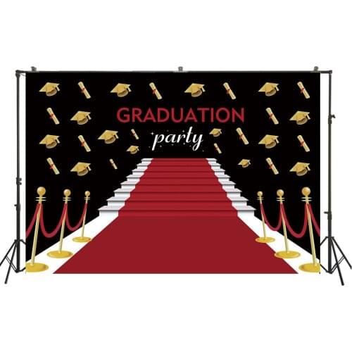 HUAYI Photography Backdrop Birthday Background Graduation School Party Celebration Decor Studio Photo Booth Backdrop W-2293