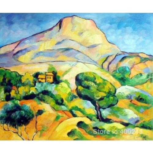 Montagne Sainte Victoire arts by Paul Cezanne Paintings on canvas hand painted High quality
