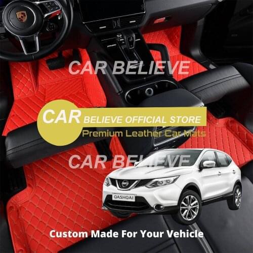 High quality Leather Car Floor mats For Nissan Qashqai J11 2020 2019 2018 2017 2016 2015 2014 Carpets Rugs Pads Accessories
