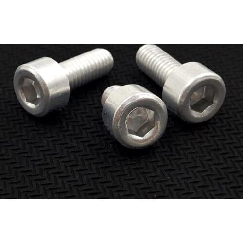 M4 6061 Aluminum Alloy Allen Socket Cap head Screws Hexagon Cylindrical Bolts Machine Screw Hexagon Bolt 6mm-30mm Length