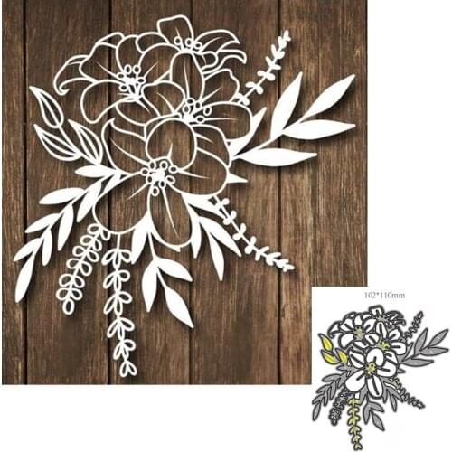 Metal Cutting Dies Cut flower Decoration Scrapbook Paper Craft Knife Mould Blade Punch Stencils