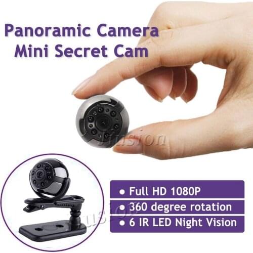 SQ9 HD Mini DV Camera 1080P Digital Camcorder 360 Degree Rotation Video Recorder Night Motion Detection Sports Micro Camcorder