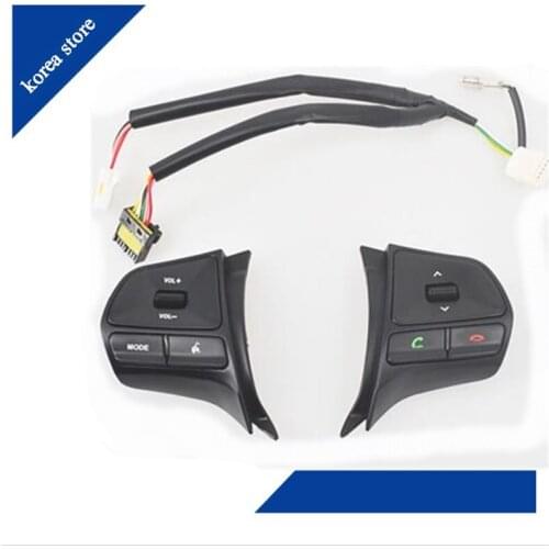 Steering Wheel Key Module Audio Control Bluetooth Phone With Wire Harness For KIA K2 RIO