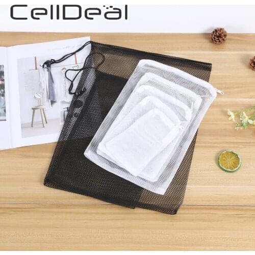 20 Pcs/Set Aquarium Filter Bag Fish Tank Mesh Bag Zipper Net Pond Bio Ball Active Carbon Isolation Storage Aquarium Accessories