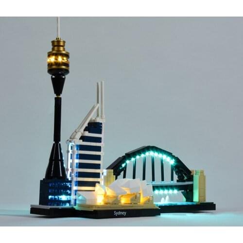 LED Light Kit For 21032 Sydney Skyline Model Architecture Toys Blocks Set Only Lighting Set No Blocks