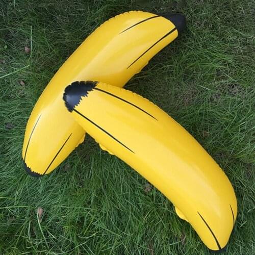 Inflatable Banana PVC Blow Up Fruit Cute Toy Kids Pool Water Ball Children Fruit Toy Party Inflatable Toy