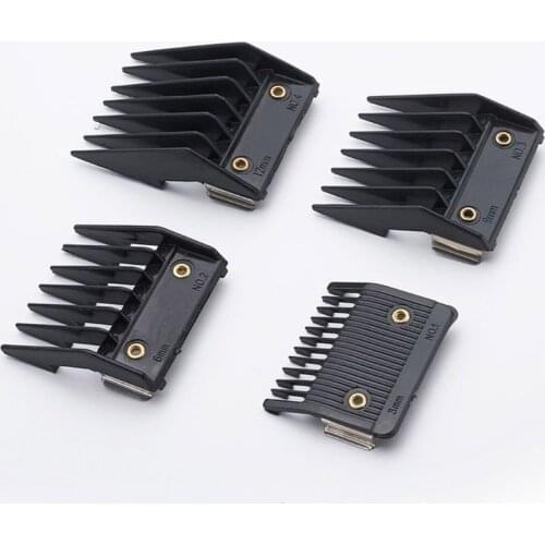 4Pcs Universal Hair Clipper Limit Comb Guide Attachment Barber Replacement 517C