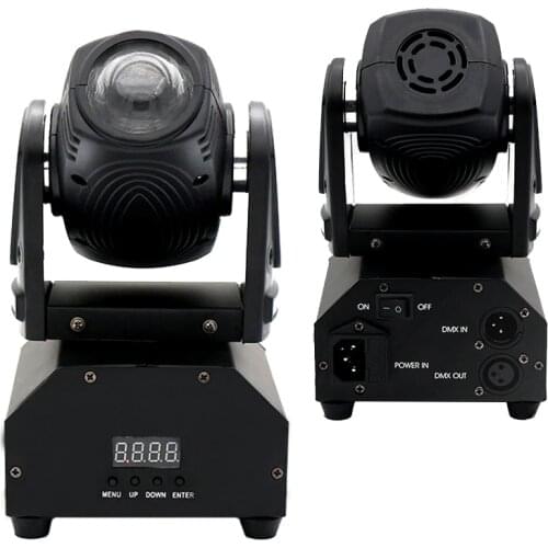 2 Pieces RGBW 4IN1 10W LED beam lights dmx512 led spot light moving head lights professional stage dj equipment disco lamp