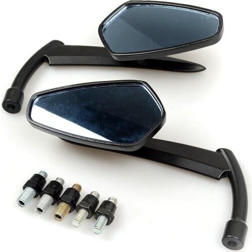 Universal Aluminum Motorcycle Mirrors Moto Handlebar Side Mirror Custom Accessories For Yamaha Suzuki Kawasaki Ducati BMW