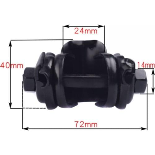 Bicycle Accessories Black Aluminum Clamp Tube Saddle Connector Mountain Bike Vtt Velo Accessories