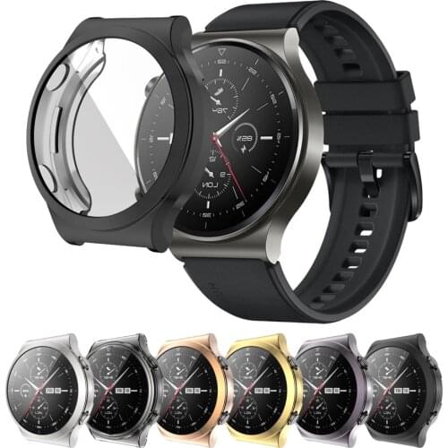 Screen Protector Case for Huawei Watch GT 2 Pro Ultra Slim Soft TPU Watch Cover for Huawei GT2 Pro ECG Protective Bumper Shell