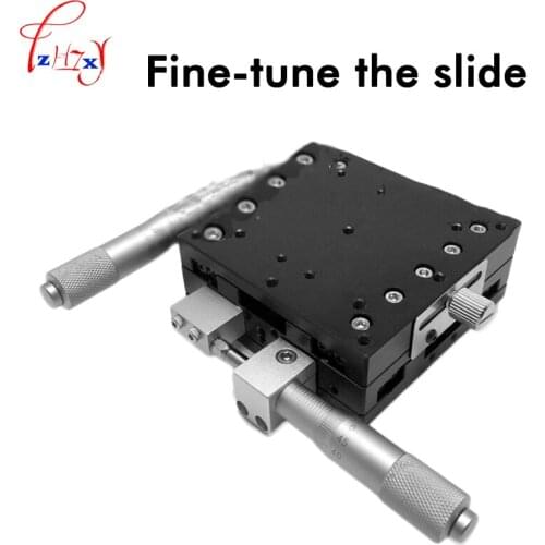 1pc XY axis fine-tuning the sliding table crossguide LY90-LM manual sliding platform XY axis displacement platform