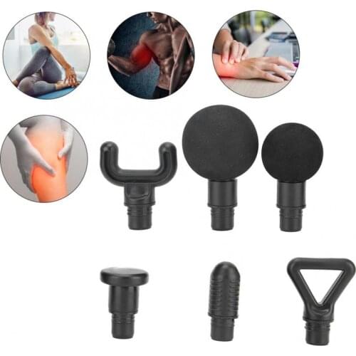 4/8 percussion massage head nylon sponge suction head massager extension head attachment massage adapter massage gun accessories