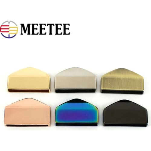 5/10pcs 25mm Metal Zipper Decoration End Clips Stopper Screws Handbag Straps Tail Clasp Cord Lock DIY Hardware Accessories