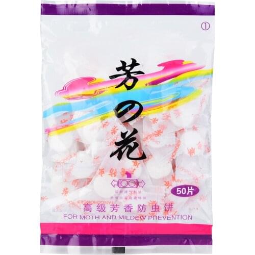 50Pcs Moth Balls Wardrobe Clothes Drawer Anti-Mold Moth Balls Pest Control Moth Mildew Proofing Supplies