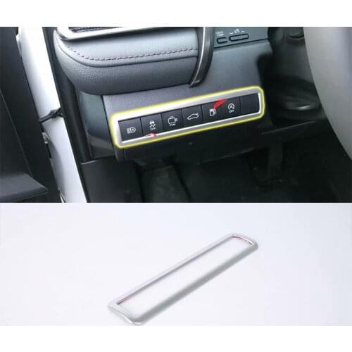 Car Accessories Interior Decoration ABS Head Lamp Adjustment Buttons Cover For Toyota Camry 2018 Car Styling