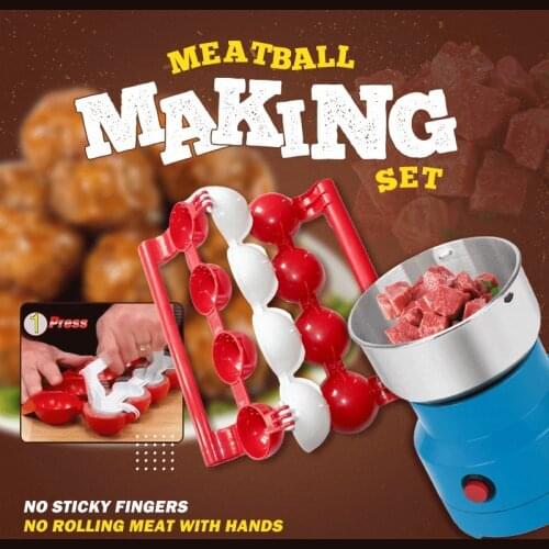 Kitchen Making Round Tool Kitchen Meatball Maker Meatball Model Clip Fish Ball Rice Ball Making Mold Tool Kitchen Accessories