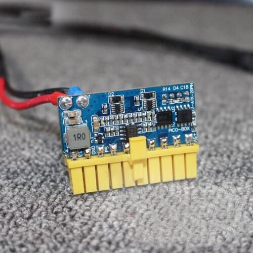 DC DC ATX PSU PICO-BOX DC 12V 20PIN Pico ATX Switch Peak PSU MINI ITX DC to Car ATX PC Power Supply wide input Computer