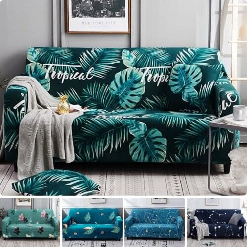 Nordic Style Anti-dirty Sofa Cover All-inclusive Couch Cover 1/2/3/4-seat Stretch Tight Wrap Loveseat Armchair Slipcover