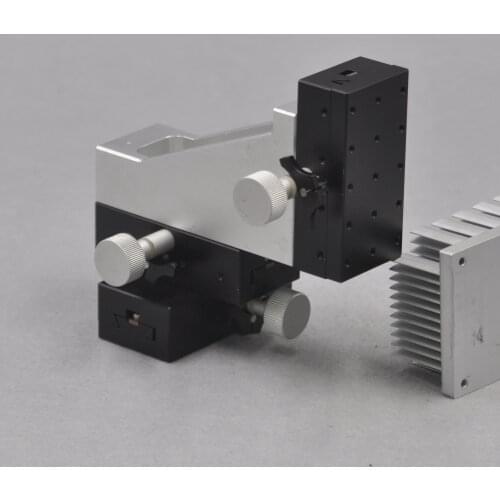 CHUO XYZ axis three-dimensional optical 40 * 80mm table manual precision lifting displacement fine-tuning slide aluminum