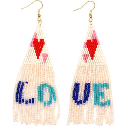 Go2boho Earrings Women Boho Jewelry Bohemian MIYUKI Earrings Femme Aretes Handmade Loom Beads Woven Summer Beach Jewellry 2020