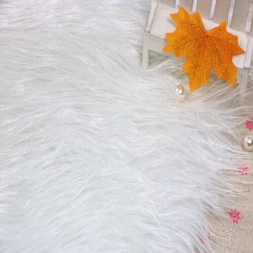 Imitation 5CM faux fur clothing material red black white plush fox fur fabric Store Window Disply wedding home events decoration