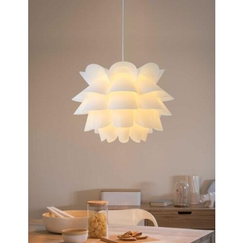 DIY Kit Lotus IQ Pendant Lampshade Suspension Pendant Light Hanging Lamp For Living Room Bedroom Study Dining Room Hotel